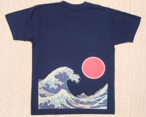 Tシャツ波富士